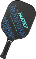 HUDEF Pickleball Paddle,Pickleball Rackets Lightweight Composite Fiber Wide Face Pickleball Paddle Racquet,Honeycomb Core Cushion Comfort Grip blue