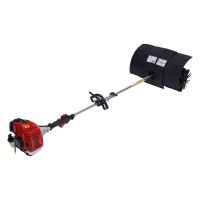 52cc Hand Held Broom Walk Behind Sweeper Driveway Turf Lawns Cleaning asoline Engine Power Broom Brush Cleaner