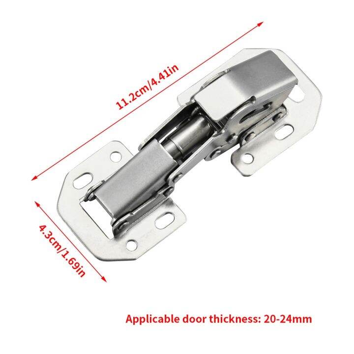 【CW】 Hinge Door Punching Plated Closing Cupboard Buffer 3 Inch
