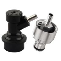 Beer Brewing Carbonation Cap with 5/16Inch Barb Ball Lock Disconnect Set,Fit Cola Soda Beer Most of Drink PET Bottles
