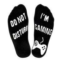 Video Game Socks Funny Game Gifts Glowing Green Do Not Disturb Im Game Socks Super Soft Game Socks Comfortable Anti-slip Unisex Sock For Him valuable