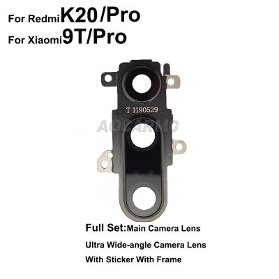 【Direct-sales】 สำหรับ Xiaomi Redmi K20 9T Pro เลนส์กล้องหลักมุมกว้างพิเศษด้านหลังเลนส์กล้องสติ๊กเกอร์ฝาครอบกระจกพร้อมกรอบ
