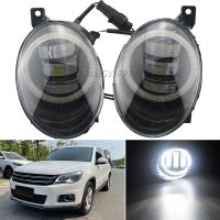 2 X ไฟตัดหมอก LED สำหรับ VW Volkswagen ไทกวน (5N _) 2012-2016 30W โคมไฟ Canbus หมอกกันชนหน้ารถ9006 12V