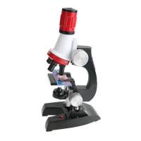 ของเล่นชุดกล้องจุลทรรศน์ x100 x400 x1200 เท่า Microscope Laboratory Kids Physics Chemistry Education Biology