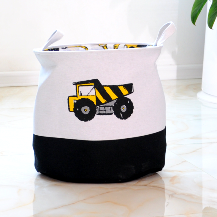 33-40cm-cute-car-laundry-basket-bag-folding-laundry-basket-large-capacity-clothes-storage-bag-children-toy-storage-bucket