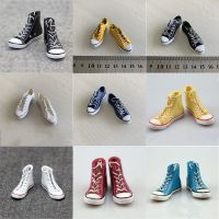 Action FiguresZZOOI 1/6 Scale High Top/Low Top Female/Male Fashion Canvas Sneakers Shoes Inside Empty for 12 inches Action Figure Body Accessory Action Figures