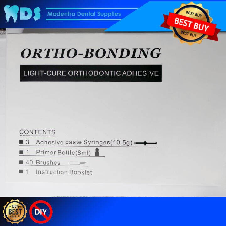 Madentra OrthoBond™ Advanced Light Cure Bracket Adhesive Kit for