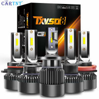 CarTnT 1คู่ Super Bright H4 LED H7 20000LM H1 H8 H11 LED Auto หลอดไฟสำหรับไฟหน้ารถหลอดไฟ HB3 HB4 9005 9006 9012 HIR2 120W หลอดไฟ LED 12V