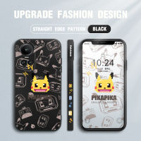 Case4you สำหรับ OPPO Reno10 Pro 5G เคสโทรศัพท์ดีไซน์ลายการ์ตูน Pikachu Pokémon ปลอกซิลิโคนน้ำรูปแบบขอบสี่เหลี่ยมคลุมทั้งหมดเคสกล้อง