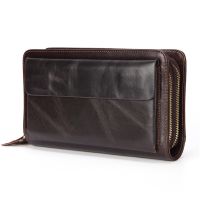 【CW】┋♧  Business Leather Clutch Wallet Men Purse Male  Large Size Coin Card Holder Money