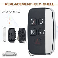 KEYECU เปลี่ยน Remote Key Shell Case Fob 5ปุ่มสำหรับ2014 2015 2016 2017 Jaguar F-Type, XE XF XJ XK