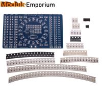 【YF】▤✕♞  SMD NE555 CD4017 Rotating Flashing Components Soldering Practice Board Circuit Training Suite