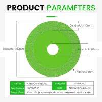 Steel Angle Grinder Slicing Disc Portable Round Solid Color Replacement Universal Glass Wine Bottle Tile Slicer Green