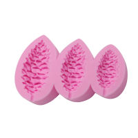 Pine nuts shape 3D fondant mold pine cone silicone mold Epoxy soft ceramic cake decoration For Polymer Clay Candy MakingTools