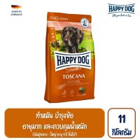 Happy Dog Toscana สุนัขโตพันธุ์กลาง - ใหญ่ สูตรเนื้อเป็ดและปลาแซลมอน 11 กิโลกรัม