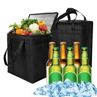 Big Cooler Bag Lunch Bag Folding Insulation Thermal Bags For Lunch Food Drinking Wine Picnic Pouch Portable Camping Carrier Tool ?