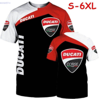 Ducati 2023！New！Racing Motorcycle Gp 3D Printed T-shirt High quality products （Freeprinting of names）