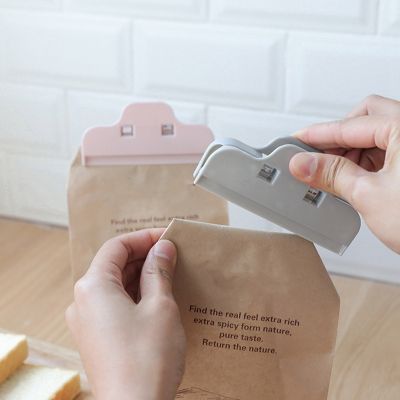 ❄ↂ◐ Plastic Sealing Clip Kitchen Food Storage Bag Sealer Home Clothespin Office Paper Files Clamp Snack Seal Pocket Holder