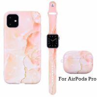 ▨℡ Fhx-11ps Phone Case For iPhone 11 12 Pro Max XS Max XR 7 8 Plus Rubber Cover Watchband Strap 38/40/42/44 For Airpods Pro Case