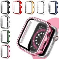 Watch Case For iWatch Series7 6 SE 5 4 3 2 iWatch Case Accessor 45mm 41mm 44mm 40mm 42mm 38mm Protector Bumper PC Diamond cover