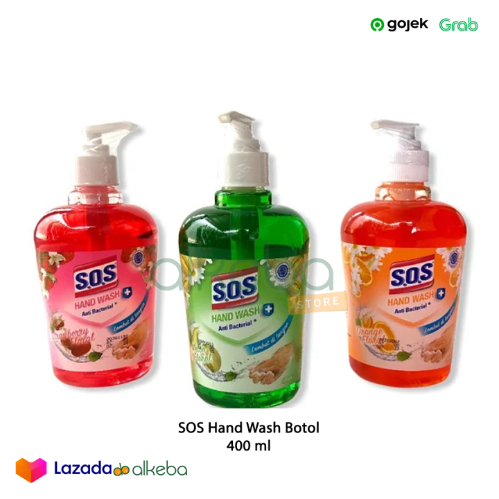 Sos Hand Wash Botol Pump Ml Sabun Cuci Tangan Antibakteri Lazada