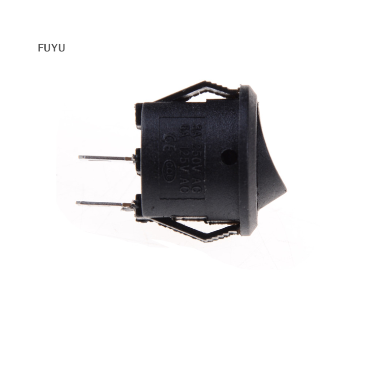 fuyu-10pcs-16mm-เรือกลมขนาดเล็กสวิทช์โยก2-pin-on-off-rocker-switch