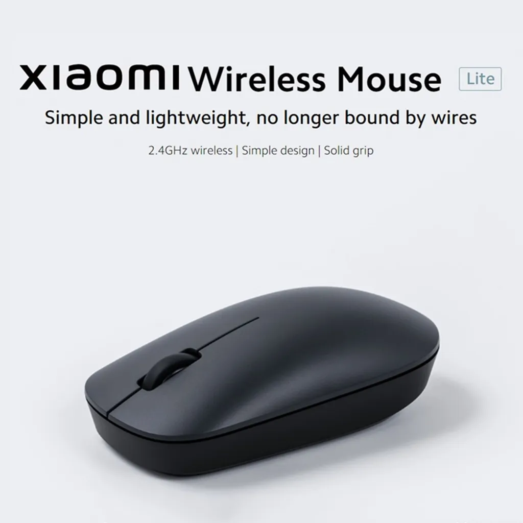 Xiaomi Wireless Mouse Lite  1000DPI Ergonomic Optical Portable  Computer Mice USB Receiver Office Game Mice For PC and Laptop | Lazada  Singapore