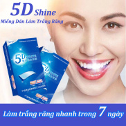 Miếng dán trắng răng 5D Teeth Whitening Set 7 gói miếng dán trắng răng