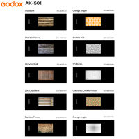 Godox AK-S01ชุดรางสไลด์โปร่งใสสำหรับ Godox AK-เครื่องฉายอุปกรณ์เสริมไฟถ่ายรูป R21แพ็ค10ชิ้น