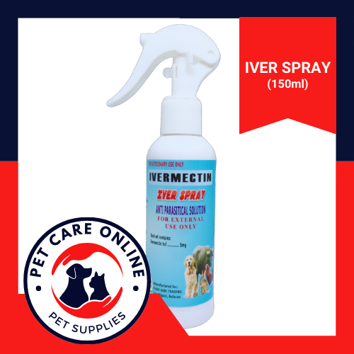 IVER SPRAY, 150ml (Ivermectin Spray antimange, antitick and flea