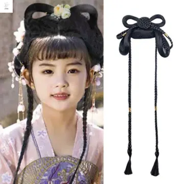 Traditional Han Chinese Clothing Hairpin Birdie Pattern Gold Tassels  Antique Style Costume Hair Accessories