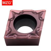 MZG 10PCS CCMT 0602 09T3 04 08 TM ZP152 การคว้านภายนอกภายในกลึง CNC เครื่องมือตัดคาร์ไบด์แทรก