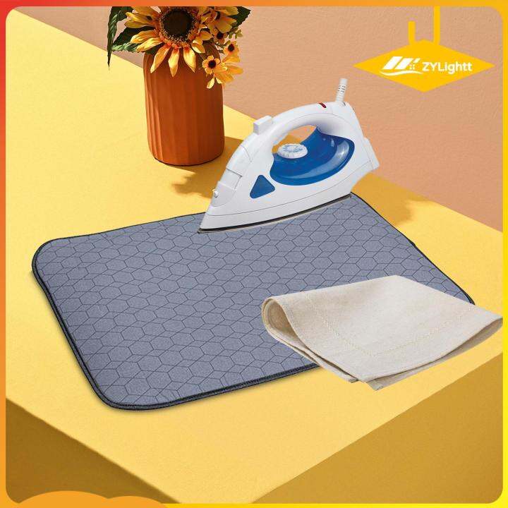 ZYLightt Ironing Mat Countertop Iron Board Ironing Board Pad Auxiliary