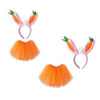 【CC】 Anime Headband  Ears Hairband Costume Gauzy Skirt Female Theme Styling Accessory