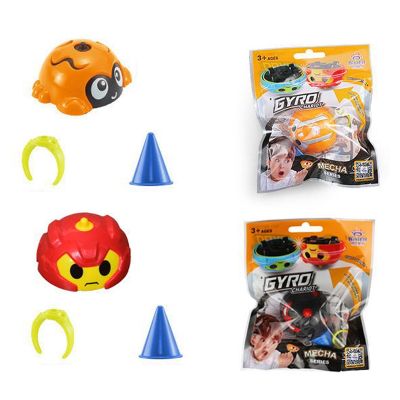 【CW】 Car Pull Back Inertial Device Interactive Cars Cartoon Gyroscope Top Scopperil Kids