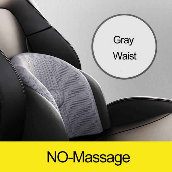 car-travel-accessories-interior-neck-massage-pillow-lumbar-support-cushion-set-auto-seat-relax-minimalism-headrest-back-cushion