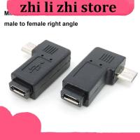 zhilizhi Store 90 Degree Left Right Angled Micro USB female to Male Data Sync Adapter power converter Plug Micro USB 2.0 Connector q1