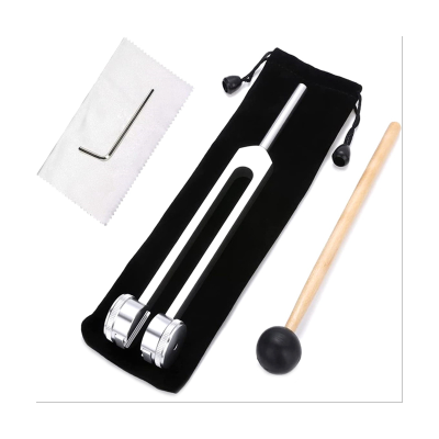 128 Hz Tuning Fork Weighted Bio-Acoustic Tuning Fork for Therapy 128 Hz Acoustic Slider Tuning Fork