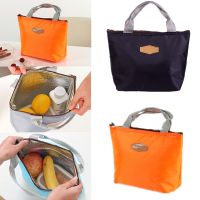 ☈ Portable Lunch Bag Waterproof Insulation Bag Picnic Lunch Box Storage Bag Portable Bento Bag 6 Colors School Food Storage Bags