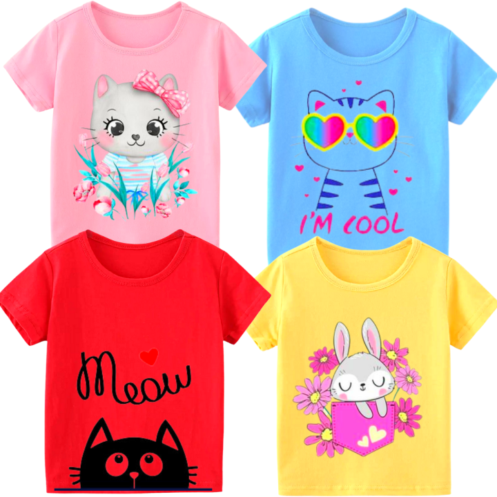 Baby Store 1PC Cute Animal Prints CharmKids Character Tees" Blouse T