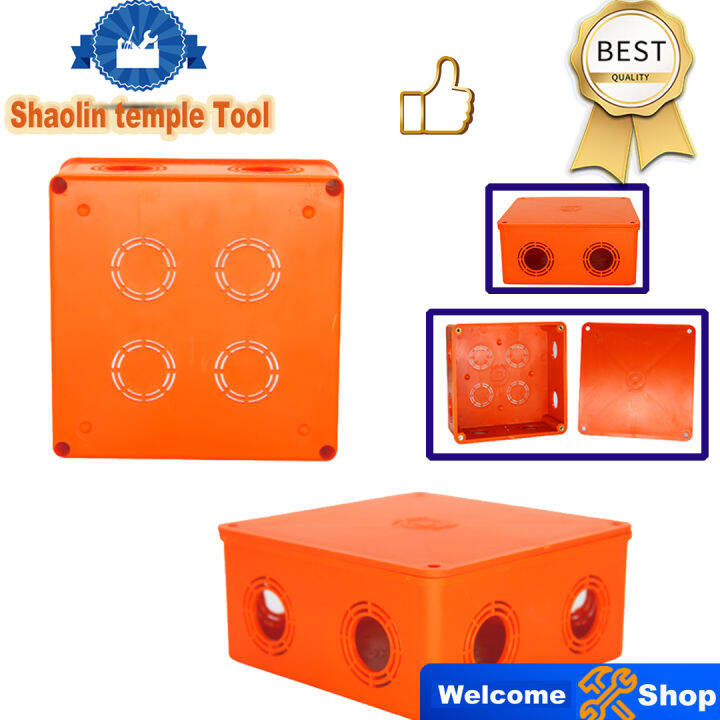 PULL BOX POLY PVC SQUARE BOX WITH COVER FIRE RETARDANT Lazada PH