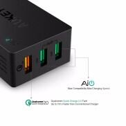 Sạc Aukey PA T2 Sạc Nhanh Quick Charge 2.0 42W 3 cổng.