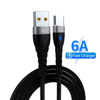 USB Jenis C Kabel Unbit Samsung Xiaomi 6A Cepat Mengecas USB C Kabel Pengecas Efon Bimbit USBC Jenis C สายรับส่งข้อมูล Cord