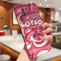 Mop Mall สำหรับ Vivo Y02A Y02T Allinclusive กรณีโทรศัพท์ฟิล์มรูปแบบการขยายตัวออกแบบหมี Lotso การ์ตูนเปลือกแข็งเคสป้องกันทนแรงกระแทกกล้องคลุมทั้งหมด