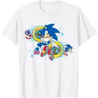 HOT ITEM!!Family Tee Couple Tee Sonic the Hedgehogs 30th Anniversary T-Shirt