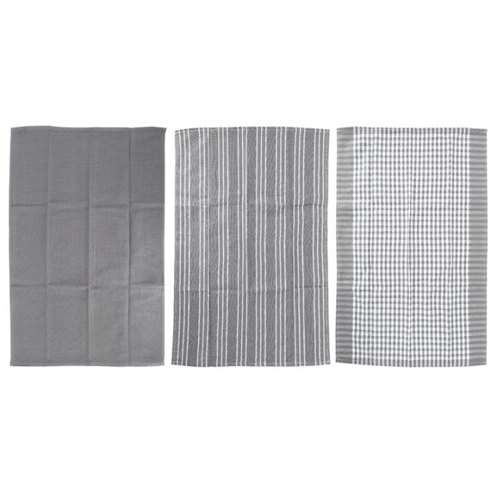 classic-kitchen-towels-100-natural-cotton-the-best-tea-towels-dish-cloth-absorbent-and-lint-free-machine-washable-18-x-25-inch-3-pack-white-with-grey-stripe
