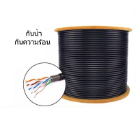 GLINK สายแลนนอกอาคารคุณภาพดี แบบกล่อง 305เมตร UTP Cable Cat6e Outdoor 305M