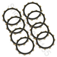 8Pc รถจักรยานยนต์คลัทช์แรงเสียดทานแผ่นสำหรับ HONDA CRF450X 2005-2018 CR250R 2000-2007 CRF450R Efi 2009-2010 CRF450R 2002-2008