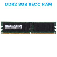 1 PCS RECC RAM Memory PC2 5300P 2RX4 REG ECC Server Memory RAM DDR2 8GB for Workstations