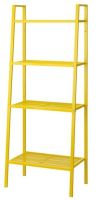 LERBERG Shelf unit, yellow 60x148 cm (แลร์แบร์ก ชั้นวางของ, สีเหลือง 60x148 ซม.)